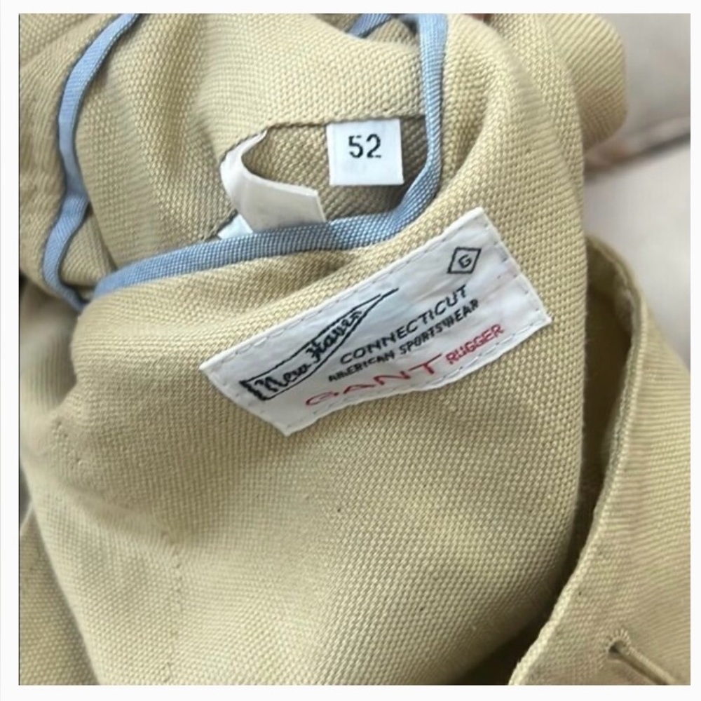 Gant Rugger suit men 40 32 beige summer slim - Picture 9 of 10